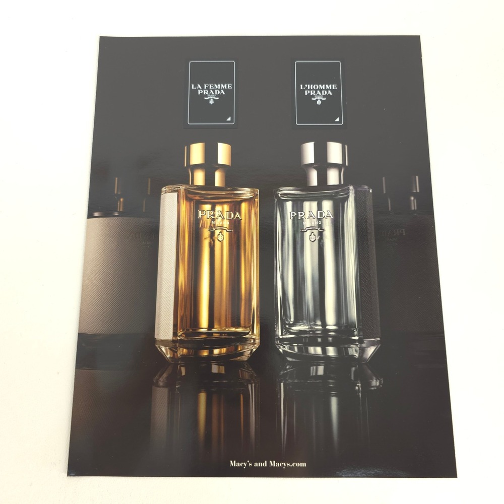 Prada La Femme L'Homme Perfume Print Ad Advertising Promotion Kiki Willems 2017